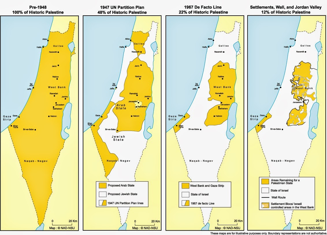Map Of Palestine 